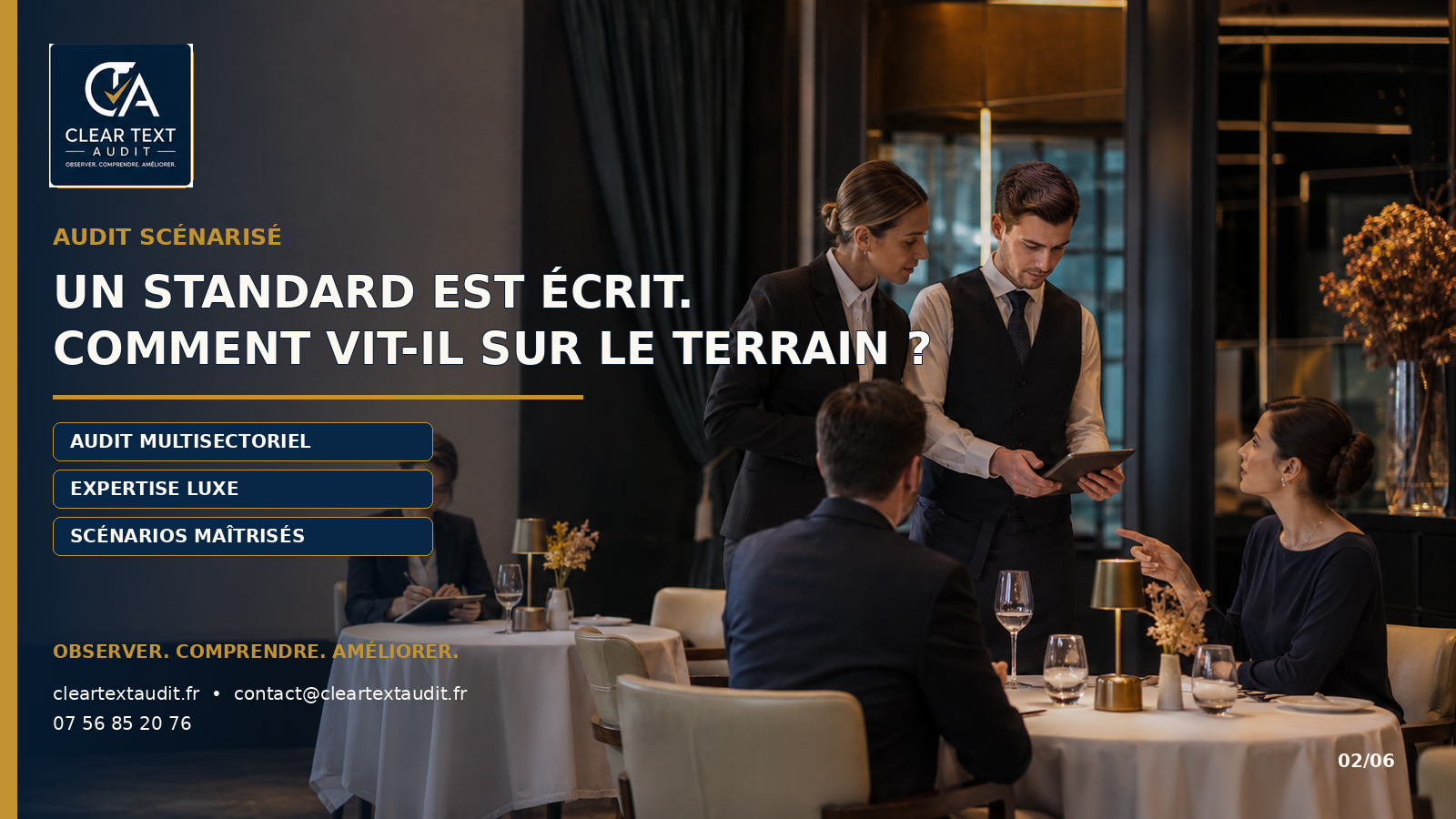 Un standard est écrit. Comment vit-il sur le terrain ? — Clear Text Audit